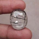 Black Rutile Quartz - 28ct