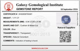 Natural Sapphire loose gemstone 1.77 carats GGI Certified
