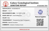 Natural Sapphire loose gemstone 1.72 carats GGI certified